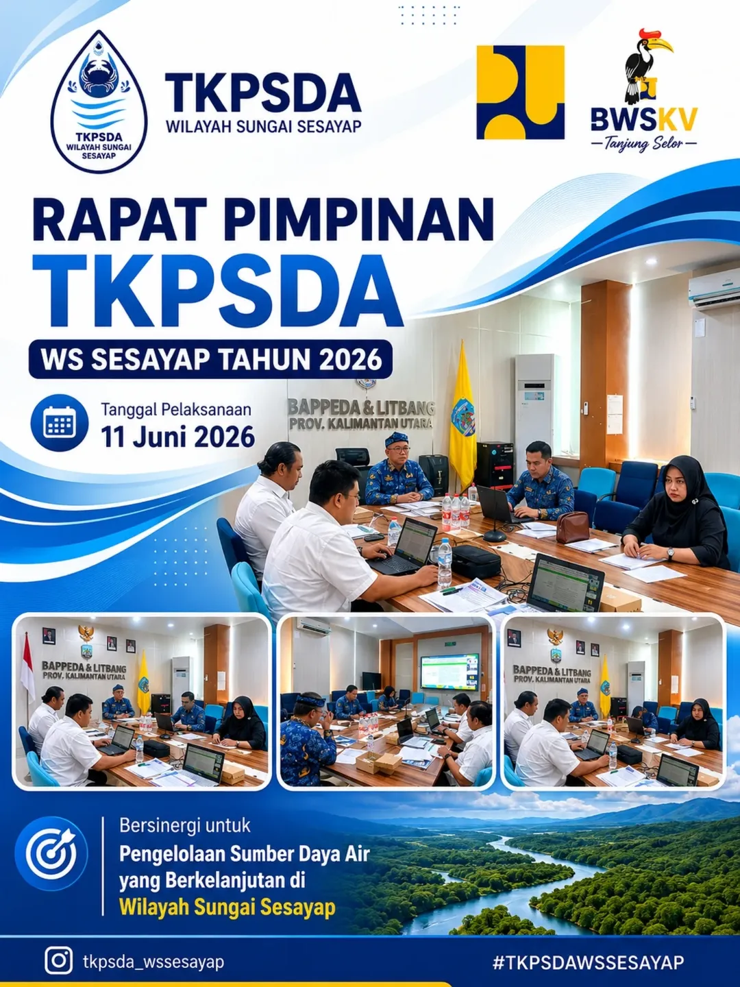 Rapat Pimpinan TKPSDA WS Sesayap