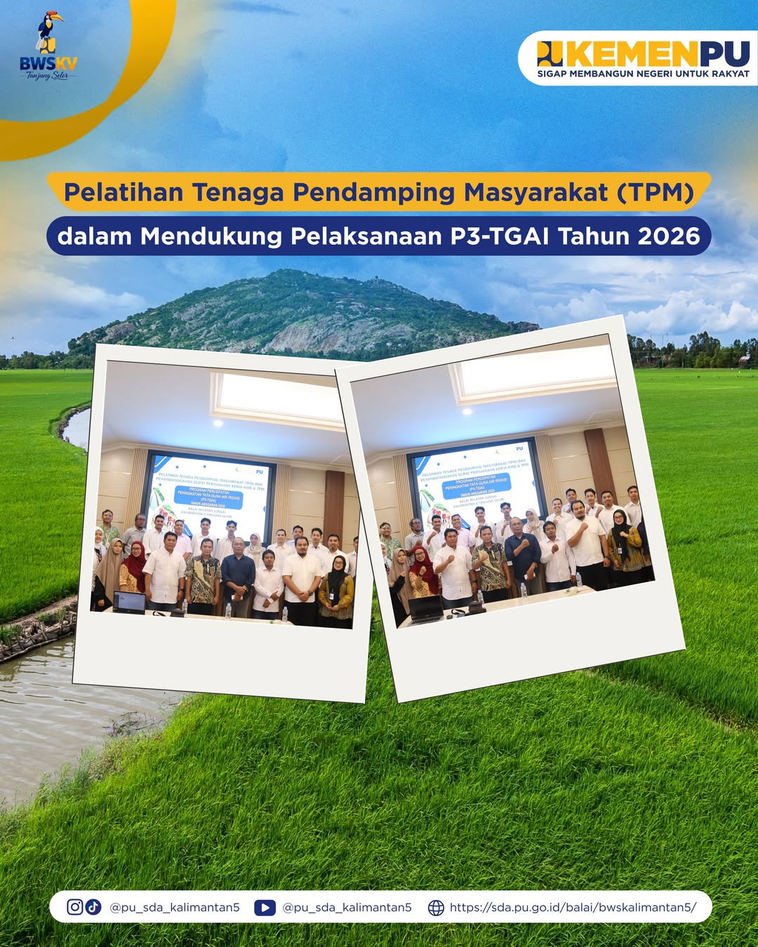 PELATIHAN TENAGA PENDAMPING MASYARAKAT DALAM MENDUKUNG PELAKSANAAN P3-TGAI 2026