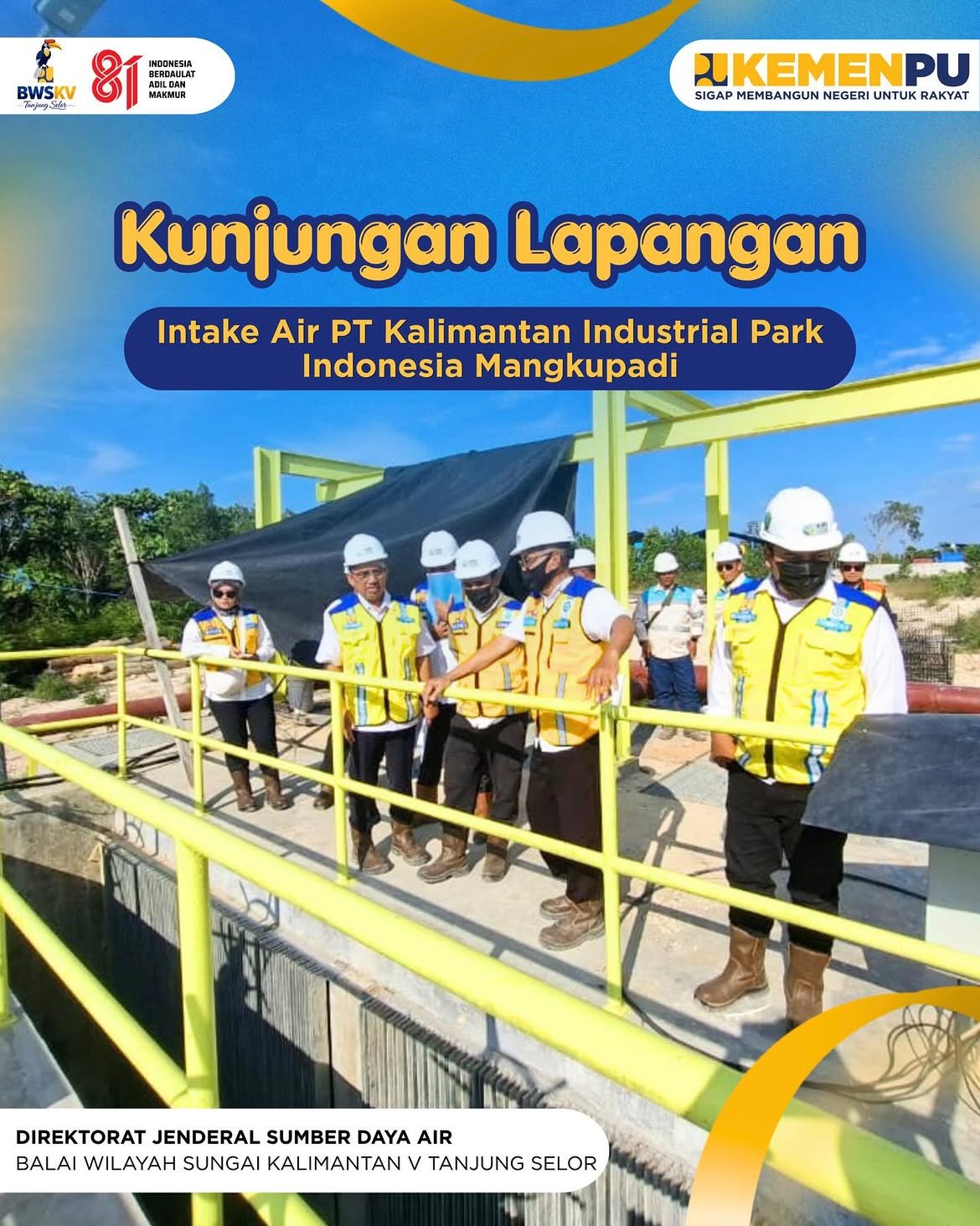 Kunjungan Lapangan  Intake Air PT. KIPI Mangkupadi